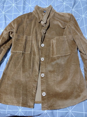 Unisex corduroy shirt medium brown like new