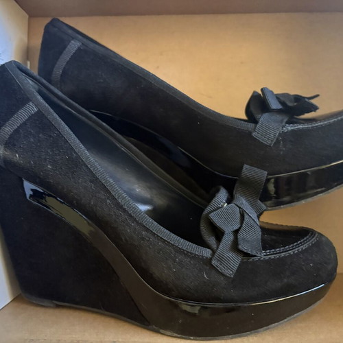Women's platform shoes black size 39 used