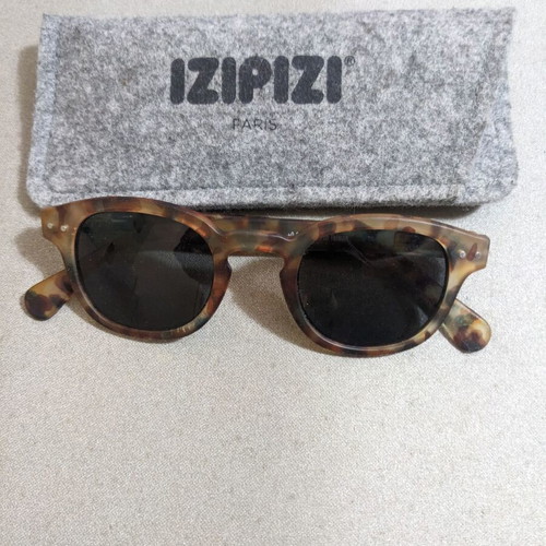 Izipizi tortoise sunglasses used, beige