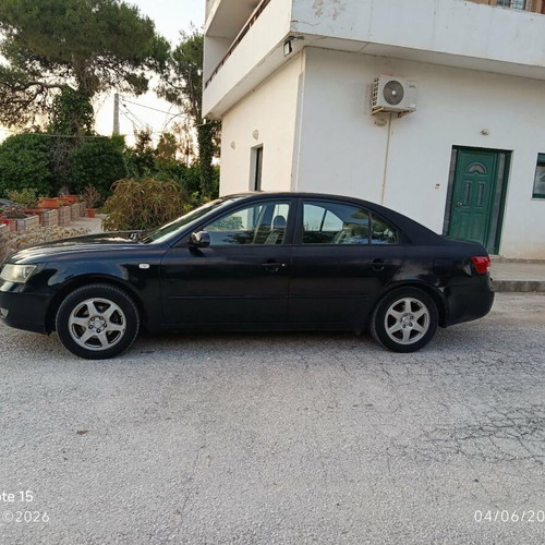 Hyundai Sonata 2.4L 2006 used, manual, blue sedan