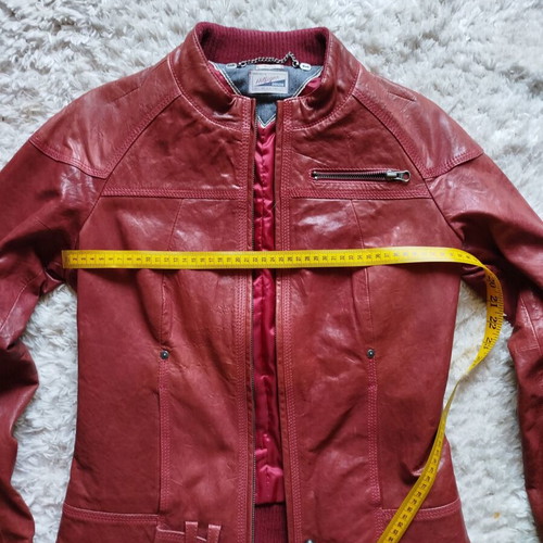 Hilfiger Denim Heritage Collection leather jacket size M like new