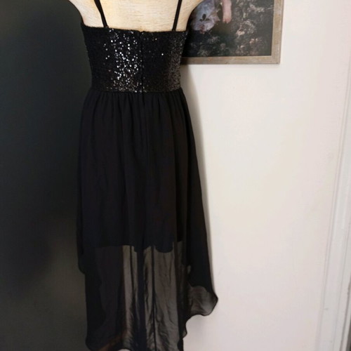 GinaTricot women's strapless evening dress like new, size S black