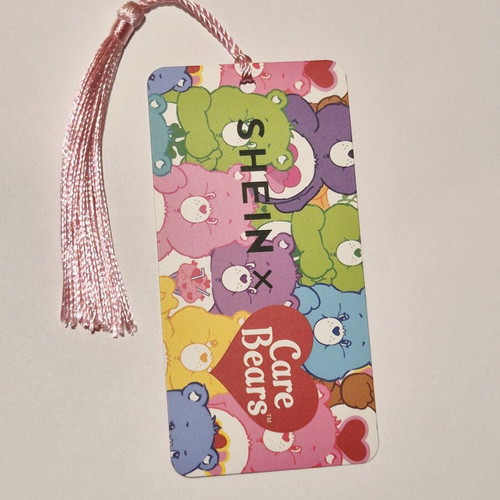 Care Bears Cardboard Bookmark with Tassel new