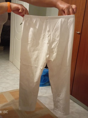 Leggings like new, white, size S