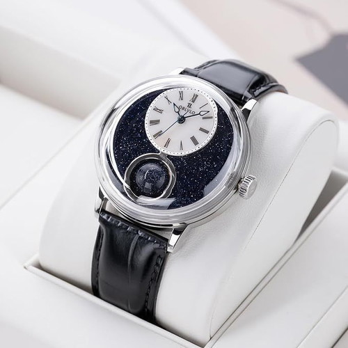 Oblvlo Retro Automatic Watch with Miyota Movement Starry Sky