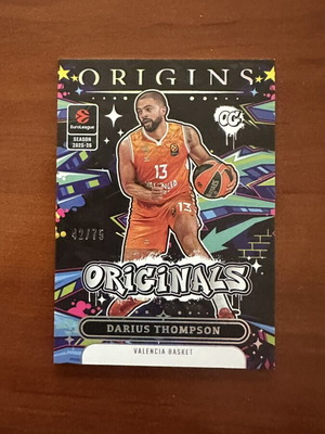 Panini EuroLeague Origins κάρτα Darius Thompson /75