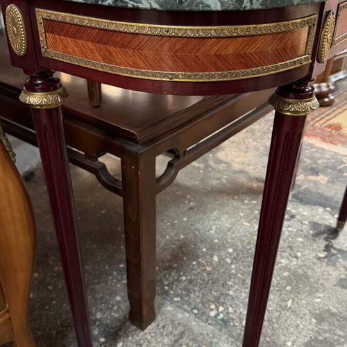 French console with marble top like new