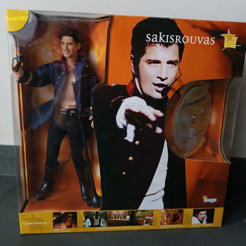 Sakis Rouvas 2005 collectible doll new with original CD