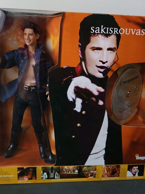 Sakis Rouvas 2005 collectible doll new with original CD