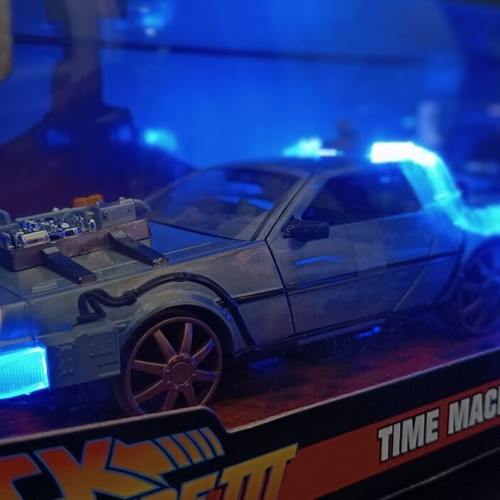 JADA Time Machine Back to the Future III new metal model 1:24