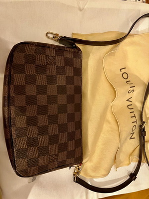 Louis Vuitton Damien crossbody bag used, brown