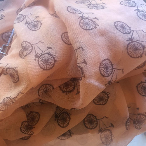 Pashmina scarf new, cotton, 1.10x1.80 m