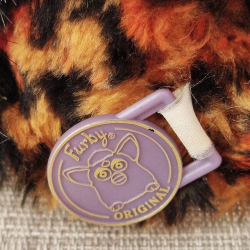Furby με λεοπάρ σχέδιο 1998 vintage, μεταχειρισμένο, λειτουργικό