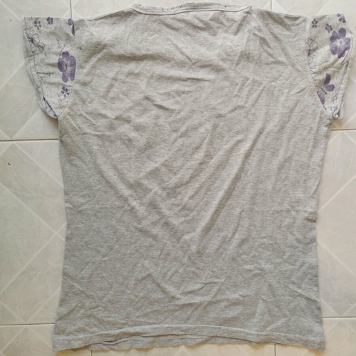Short Sleeve Shirt like new, XL, gray and purple