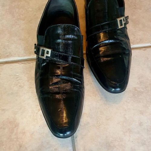 Cesare Paciotti men's shoes size 43 black like new