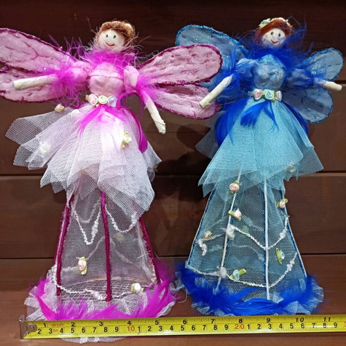 Vintage fairies with storage like new, set of 2 pieces