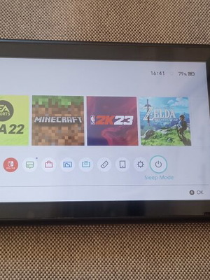 Nintendo Switch V2 LCD με λευκά Joy-Con μεταχειρισμένο