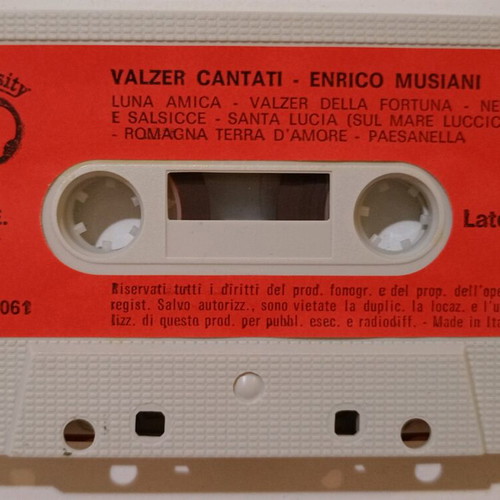 Κασέτα Valzer Cantani - Enrico Musiani μεταχειρισμένη, Intensity Stereo
