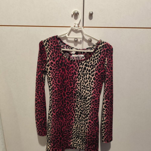 Leopard dress used, size S and M, multicolor
