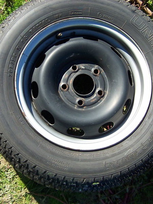 Rim with tire used 112 bolt ET38 185/70/R14 88H Uniroyal