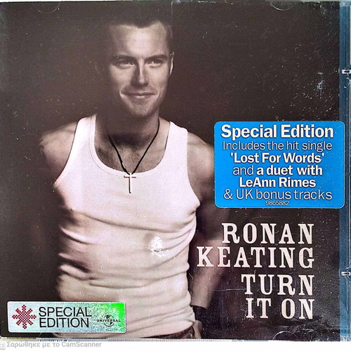 Ronan Keating Turn It On CD like new, pop