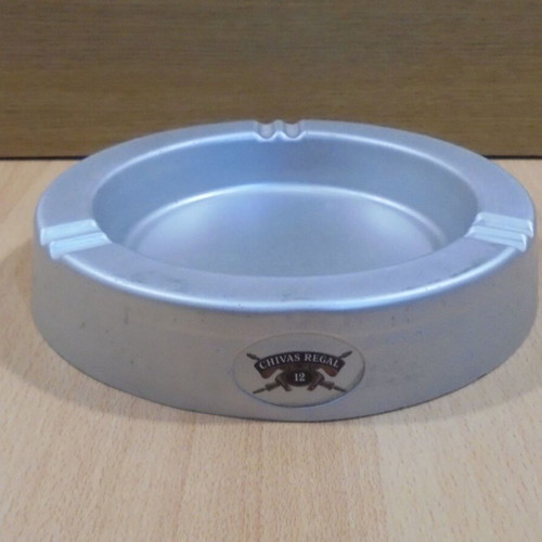 Chivas Regal Scotch Whisky old promotional metal ashtray used