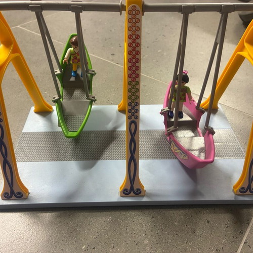 Playmobil swings with children used
