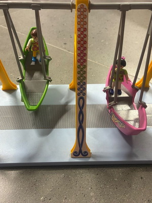 Playmobil swings with children used