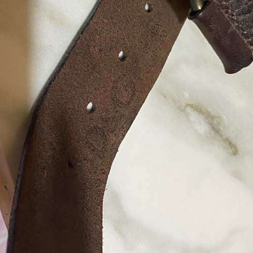 Dolce & Gabbana belt men's like new, blue and brown leather