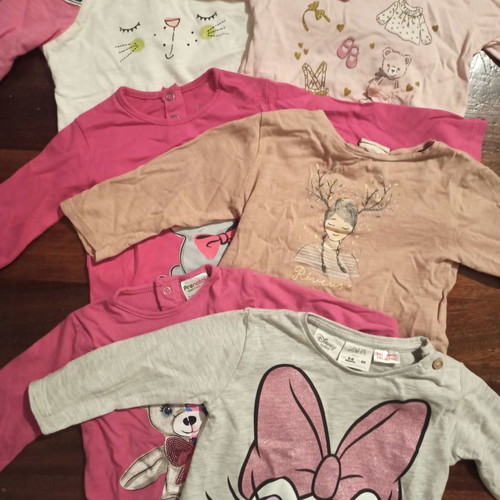 Baby long-sleeve shirts like new, set of 6, 3-6 months Mothercare, Prenatal, Zara