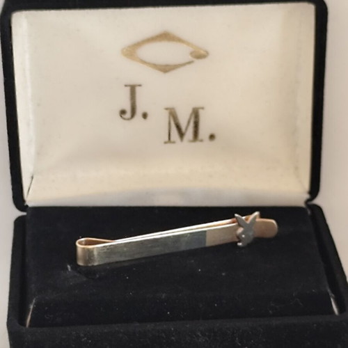 Playboy Bunny Vintage Tie Clip gold tone, like new