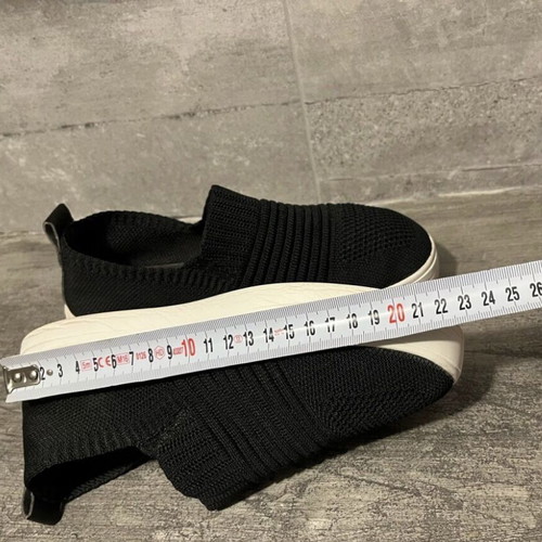 Primark women's slip-on shoes used, size 38-39, black
