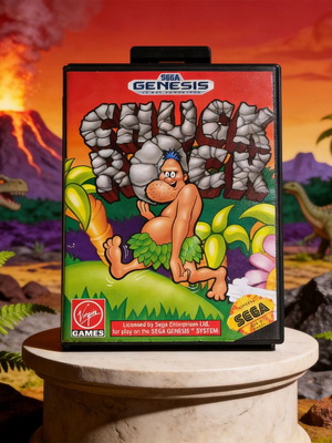 Sega Mega Drive Genesis Chuck Rock game used