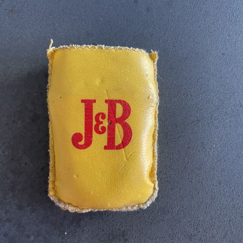 J&B vintage metal collectible lighter used