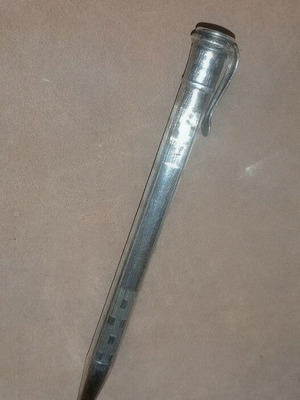 Vintage silver mechanical pencil used, collectible