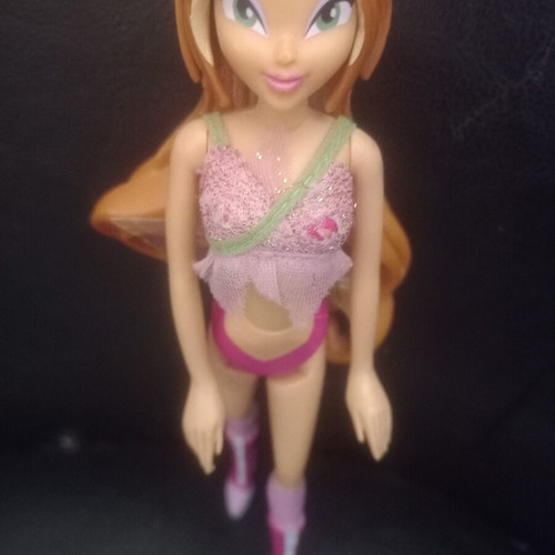 Flora Winx Club vintage collectible doll with original top 2005