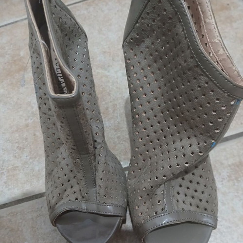 Tulipano women's grey high-heeled sandals size 38