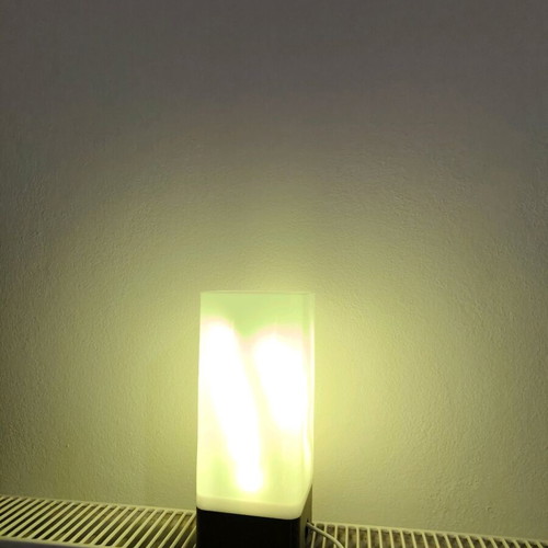 3d printed led lamp like new with mobile app for color change