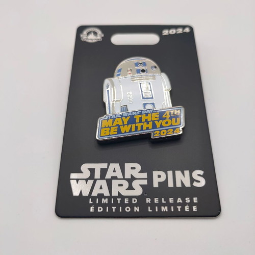 Disney Star Wars 2024 May the 4th Be with you R2D2 Collectible Pin New