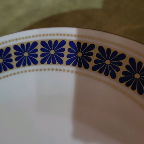 Scherzer Bavaria porcelain dessert plates like new, set of 6