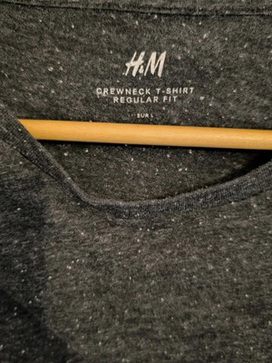 H&M men's T-shirts used, set of 3, sizes L and XL