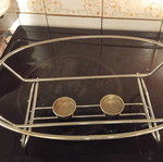 Chafing Dish with Metal Base and Candle Holders New