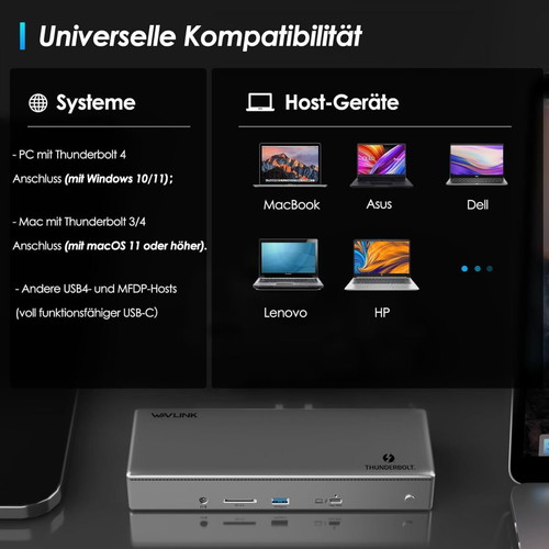 WAVLINK Thunderbolt 4 Docking Station σαν καινούργιο