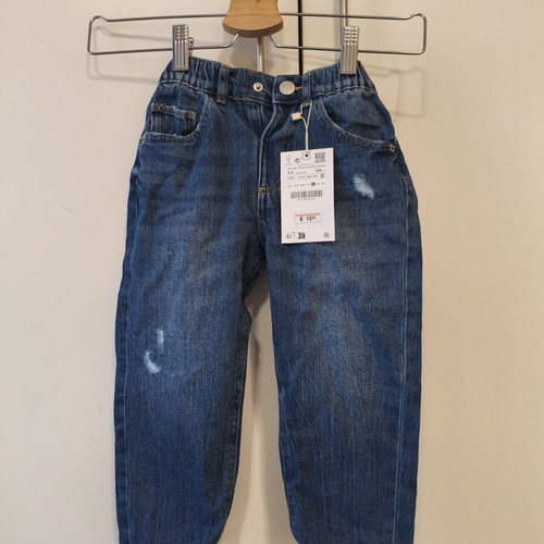 Zara Kids denim pants new with tag, size 3-4 years, 104 cm