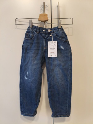 Zara Kids denim pants new with tag, size 3-4 years, 104 cm