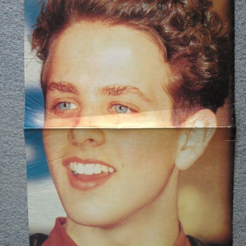 New Kids On The Block poster used with Joe McIntyre and Donnie Wahlberg
