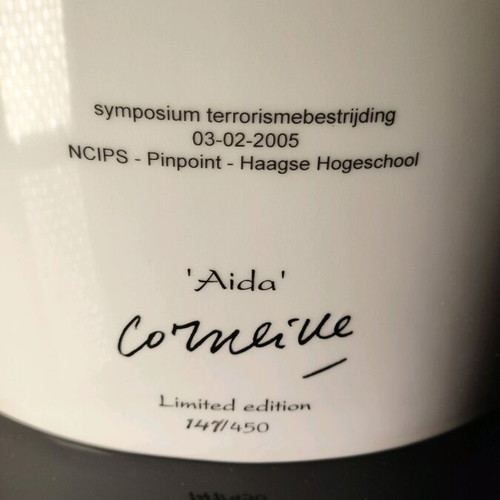 Corneille "Aida" collectible vase like new, limited edition 147/450