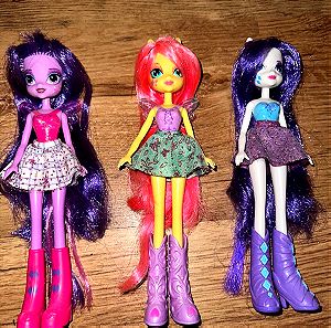 Equestria girls/my little pony κουκλίτσες!!! Πακέτο