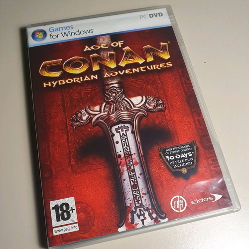 Age Of Conan PC used, 2 discs with booklet included