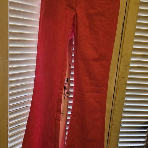 Pants new with tag, coral red flare, size XS